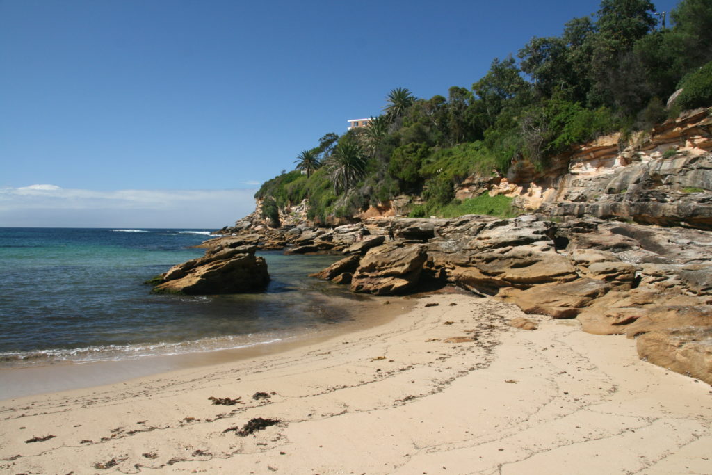 Exotic and peaceful beach in Eastern Suburbs of Sydney, Australia