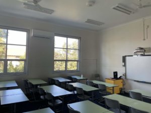 Newly renovated classroom at Lycée Condorcet the International French School of Sydney