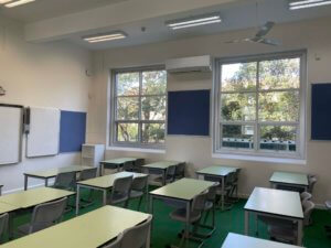 Newly renovated classroom at Lycée Condorcet the International French School of Sydney