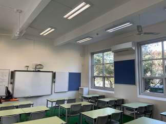 Newly renovated classroom at the International French School of Sydney