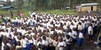 Students in Goma, Rwanda